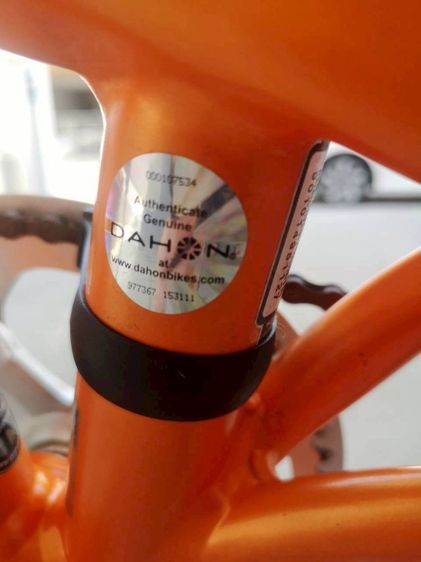 ส่งต่อ จักรยานพับ Dahon Mup9 สีส้ม มือสอง สภาพดีมาก ล้อ20นิ้ว เฟรมโค้ง นัดรับ กทม สะพานใหม่ รูปที่ 10