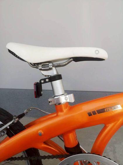 ส่งต่อ จักรยานพับ Dahon Mup9 สีส้ม มือสอง สภาพดีมาก ล้อ20นิ้ว เฟรมโค้ง นัดรับ กทม สะพานใหม่ รูปที่ 3