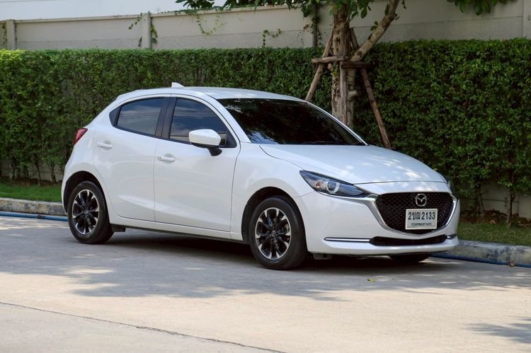 Mazda Mazda 2 2019 1.3 Skyactiv-G C Sports Sedan เบนซิน ไม่ติดแก๊ส เกียร์อัตโนมัติ ขาว รูปที่ 2