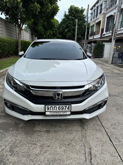 Honda Civic 2019 1.8 EL i-VTEC Sedan เบนซิน ไม่ติดแก๊ส เกียร์อัตโนมัติ ขาว รูปที่ 2