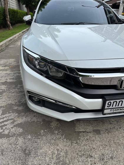 Honda Civic 2019 1.8 EL i-VTEC Sedan เบนซิน ไม่ติดแก๊ส เกียร์อัตโนมัติ ขาว รูปที่ 3