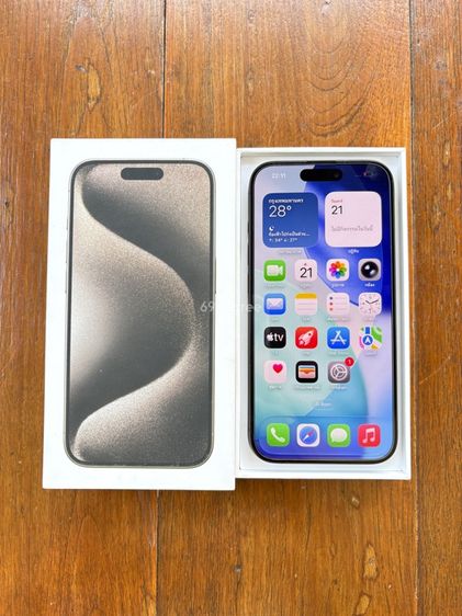 128 GB iPhone 15 Pro 128GB สี Black Titanium