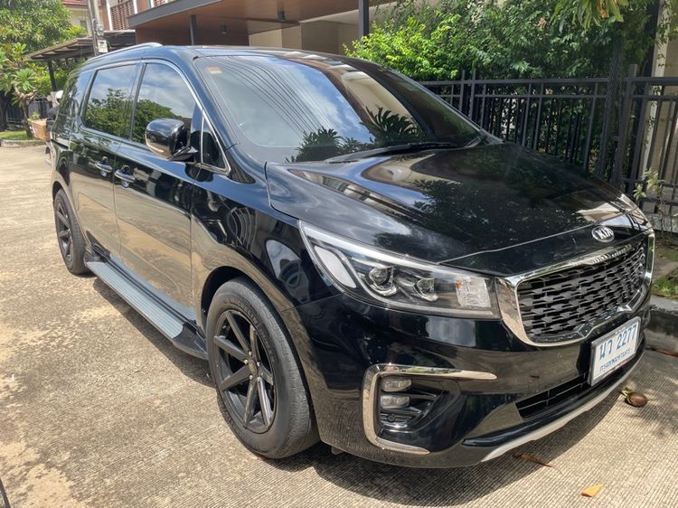 Kia Grand Carnival 2020 2.2 SXL Van ดีเซล ไม่ติดแก๊ส เกียร์อัตโนมัติ ดำ รูปที่ 4