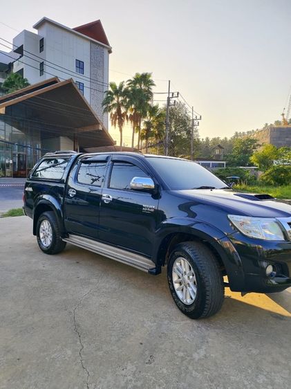 Toyota Hilux Vigo Champ 2012 Smart Cab 3.0 G Pickup ดีเซล ไม่ติดแก๊ส เกียร์อัตโนมัติ ดำ รูปที่ 2