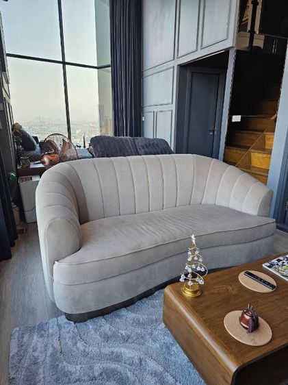 Sofa ผ้าบุกำมะหยี่จาก CDC รูปที่ 4