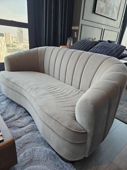 Sofa ผ้าบุกำมะหยี่จาก CDC รูปที่ 3