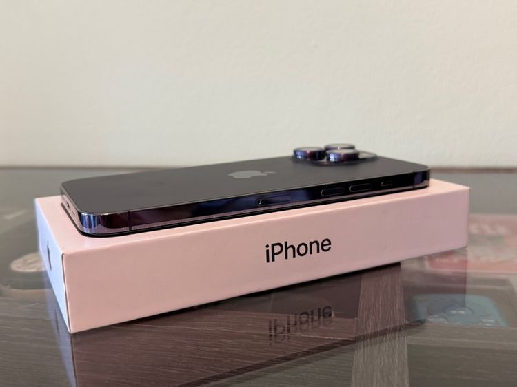 ขาย iPhone 14 Pro Max  Deep Purple สีม่วงเข้ม ความจุ 256 GB เครื่องศูนย์ไทยสวยๆ ไม่เคยซ่อม รูปที่ 6
