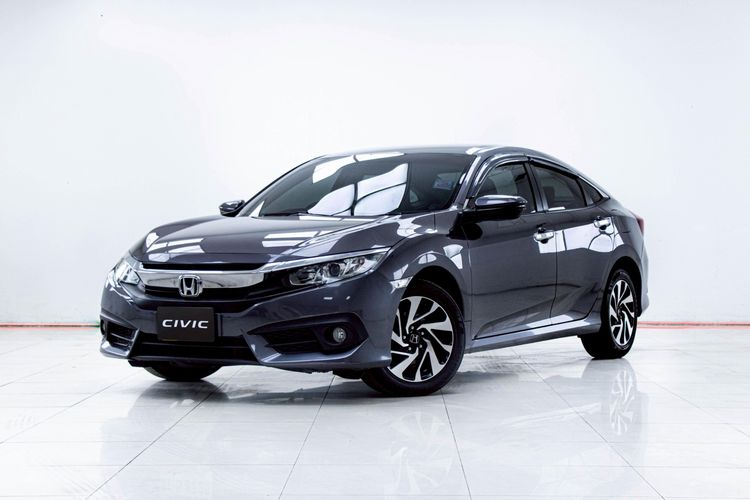 Honda Civic 2017 1.8 EL i-VTEC Sedan เบนซิน ไม่ติดแก๊ส เกียร์อัตโนมัติ เทา