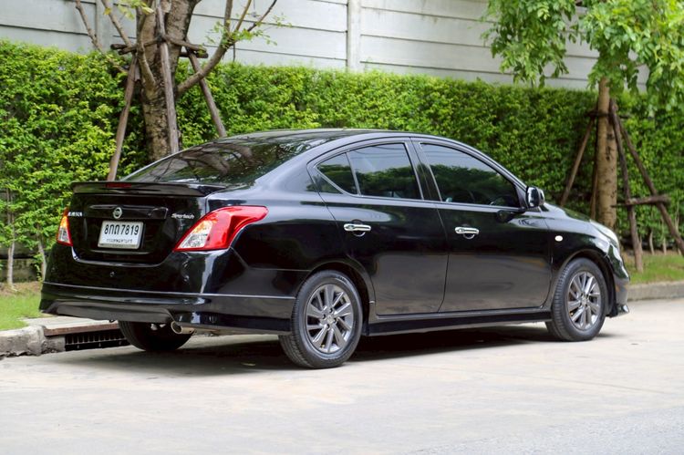 Nissan Almera 2019 1.2 E Sportech Sedan เบนซิน ไม่ติดแก๊ส เกียร์อัตโนมัติ ดำ รูปที่ 3