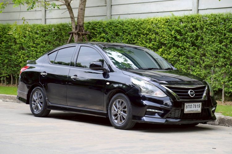 Nissan Almera 2019 1.2 E Sportech Sedan เบนซิน ไม่ติดแก๊ส เกียร์อัตโนมัติ ดำ รูปที่ 2