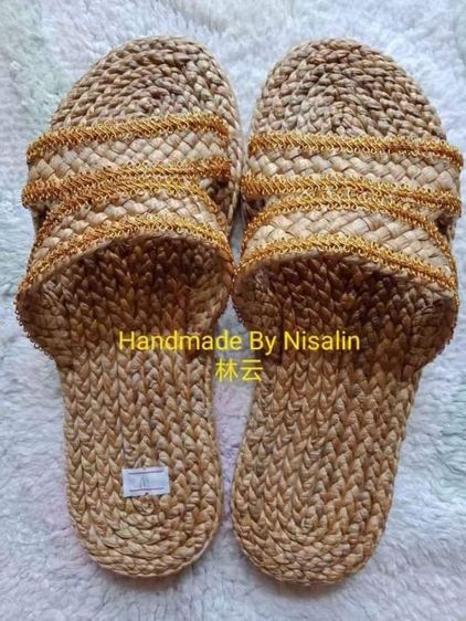 รองเท้าผักตบชวา  ราคาถูก คู่ละ100฿ รูปที่ 3