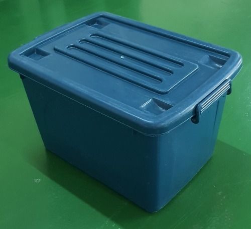 กล่องพลาสติกสี่เหลี่ยมฝาปิด ขนาด 50L