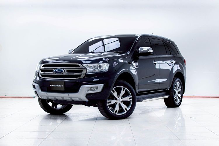 Ford Everest 2017 2.2 Titanium+ Utility-car ดีเซล ไม่ติดแก๊ส เกียร์อัตโนมัติ ดำ
