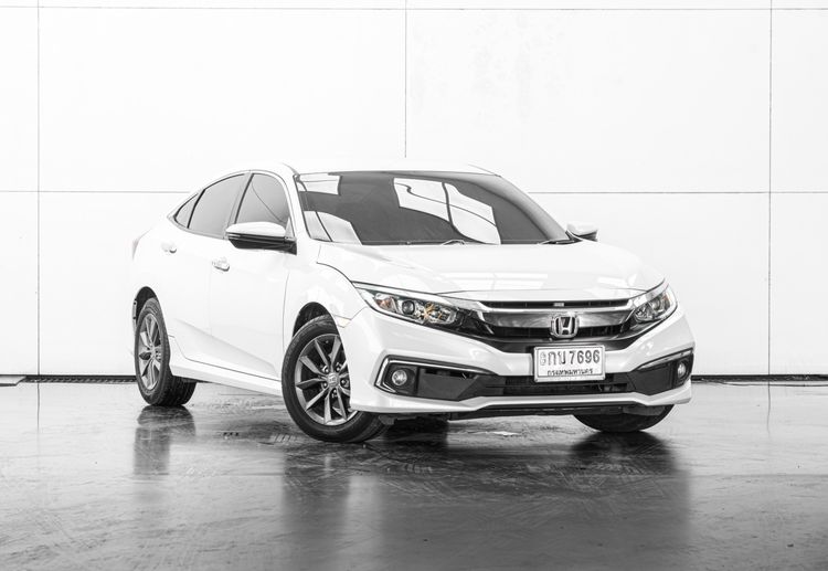 Honda Civic 2019 1.8 EL i-VTEC Sedan เบนซิน ไม่ติดแก๊ส เกียร์อัตโนมัติ ขาว รูปที่ 2