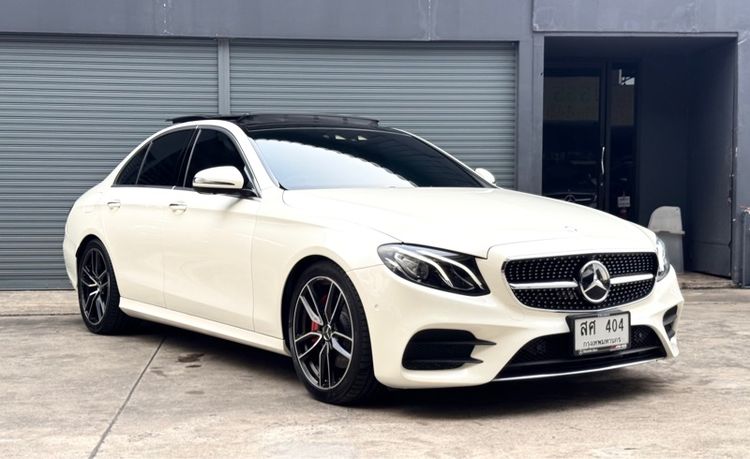 Mercedes-Benz E-Class 2017 E220 Sedan ดีเซล ไม่ติดแก๊ส เกียร์อัตโนมัติ ขาว รูปที่ 3