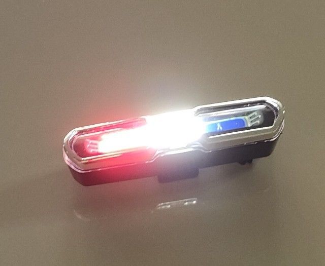 ไฟท้ายจักรยาน 3 สี ขาว แดง น้ำเงิน ไฟสว่างที่สุด รูปที่ 3