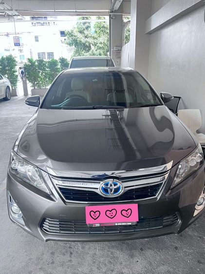 Toyota Camry 2014 2.5 HV Sedan เบนซิน ไม่ติดแก๊ส เกียร์อัตโนมัติ เทา รูปที่ 2