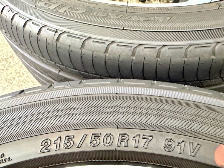 ล้อแม็ก HONDA CIVIC ขอบ 17” ถอดป้ายแดง ยาง YOKOHAMA 215-50R17 ปี 25 สีเส้นตุ่มหน้ายางยังอยู่ รูปที่ 9