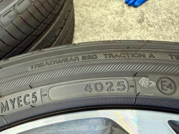 ล้อแม็ก HONDA CIVIC ขอบ 17” ถอดป้ายแดง ยาง YOKOHAMA 215-50R17 ปี 25 สีเส้นตุ่มหน้ายางยังอยู่ รูปที่ 10
