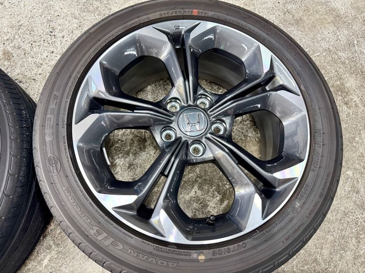 ล้อแม็ก HONDA CIVIC ขอบ 17” ถอดป้ายแดง ยาง YOKOHAMA 215-50R17 ปี 25 สีเส้นตุ่มหน้ายางยังอยู่ รูปที่ 8