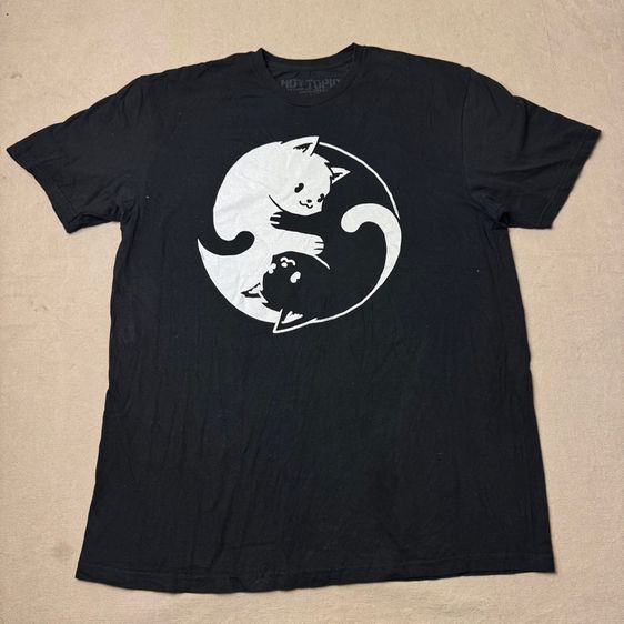 เสื้อยืด Hot Tupic Black Cat Size L  รูปที่ 2