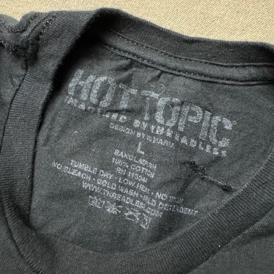 เสื้อยืด Hot Tupic Black Cat Size L  รูปที่ 5