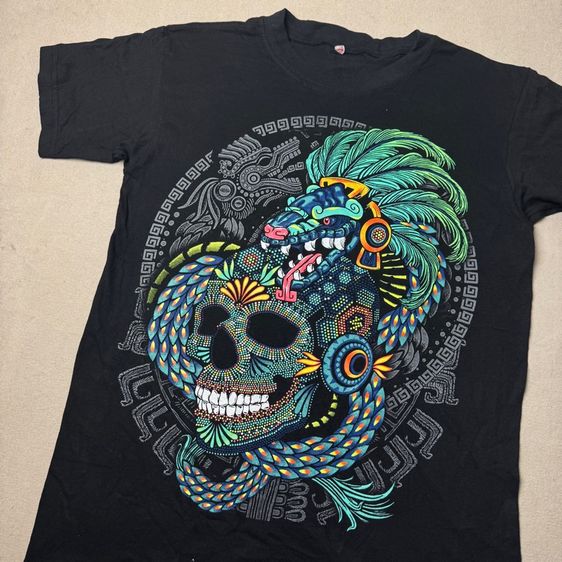 เสื้อยืด ART เรืองแสง​ Size S รูปที่ 2