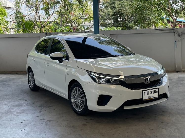 Honda City 2022 1.0 S+ Sedan เบนซิน ไม่ติดแก๊ส เกียร์อัตโนมัติ ขาว รูปที่ 3