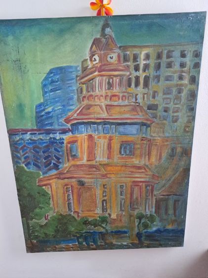 งานศิลปะนักศึกษาจินตทัศน์ ภาพสีน้ำมัน รูปที่ 3