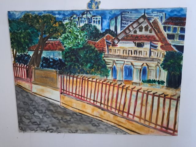 งานศิลปะนักศึกษาจินตทัศน์ ภาพสีน้ำมัน