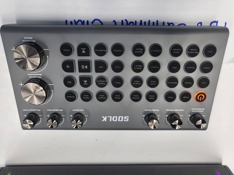 ลำโพง Bluetooth Karaoke พร้อม Mic ไร้สาย 2 ตัว กำลังขับ 200W มือสองสวยๆ รูปที่ 6