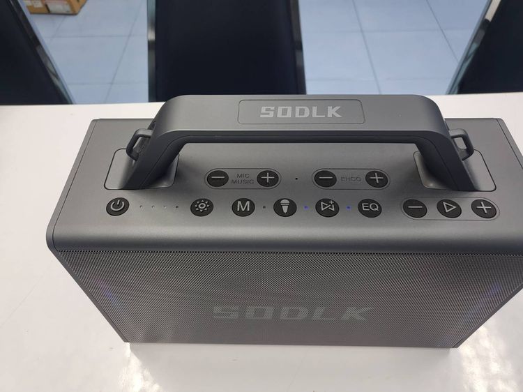 ลำโพง Bluetooth Karaoke พร้อม Mic ไร้สาย 2 ตัว กำลังขับ 200W มือสองสวยๆ รูปที่ 5