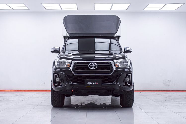 Toyota Hilux Revo 2016 2.8 G Prerunner Pickup ดีเซล ไม่ติดแก๊ส เกียร์ธรรมดา ดำ รูปที่ 4