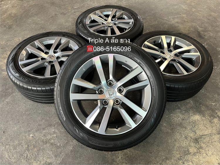 อื่นๆ อะลูมิเนียมอัลลอย 16" ✨ล้อแม็กพร้อมยาง 5รู114✨Honda Civic FE ขอบ 16 เทาหน้าเงา