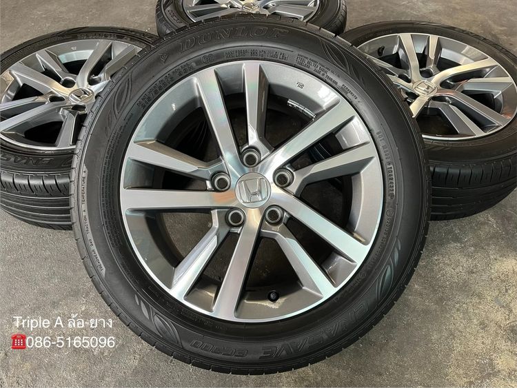 ✨ล้อแม็กพร้อมยาง 5รู114✨Honda Civic FE ขอบ 16 เทาหน้าเงา รูปที่ 2
