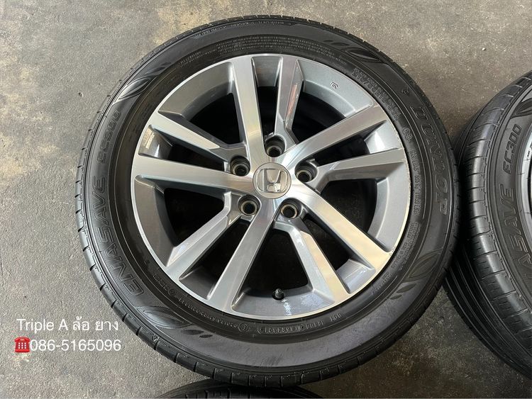 ✨ล้อแม็กพร้อมยาง 5รู114✨Honda Civic FE ขอบ 16 เทาหน้าเงา รูปที่ 4