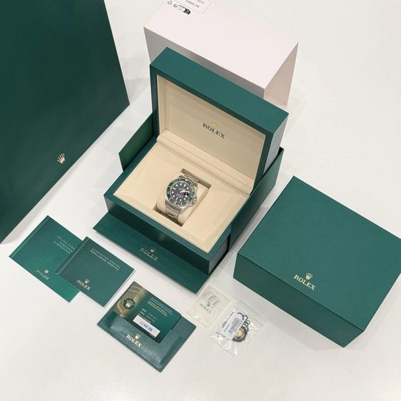 ดำ Rolex Sub Green