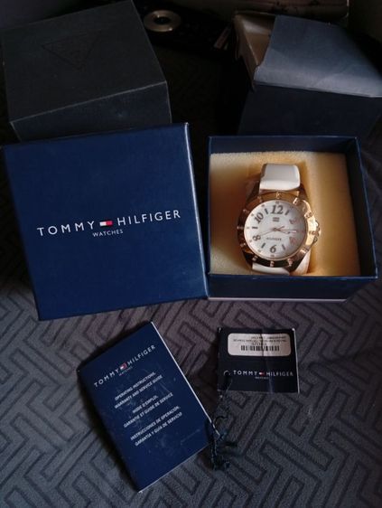 ขาว Patek Philippe นาฬิกา Tommy Hilfiger ของแท้