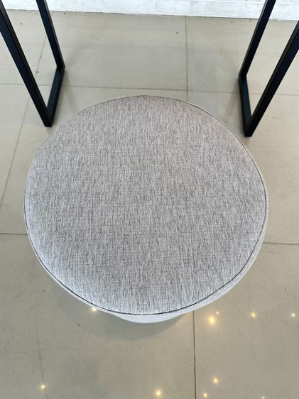 โต๊ะเครื่องแป้ง (ใหญ่) ท็อปสีเทา โครงขาเหล็กสีดำ พร้อมสตูล รูปที่ 13