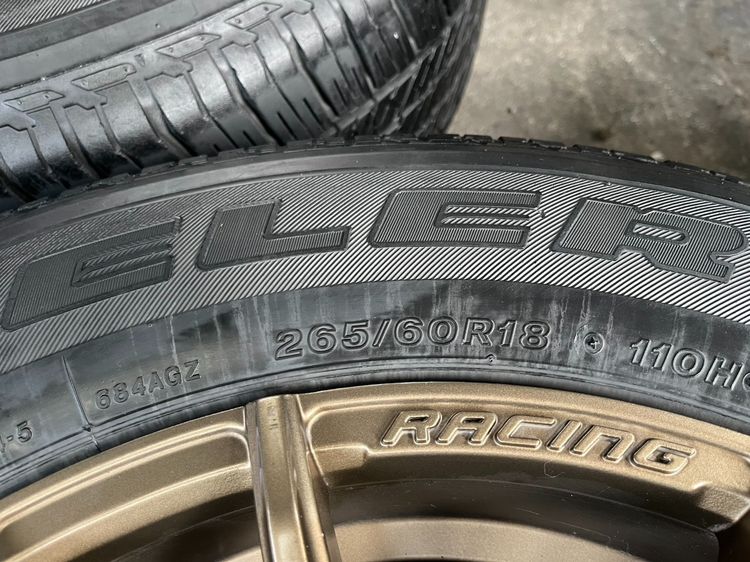 ✨ล้อแม็ก 6รู139✨COSMIS งาน PP Superwheel ขอบ 18 แถมยาง 265-60-20 Bridgestone ปลายปี 20 รูปที่ 8
