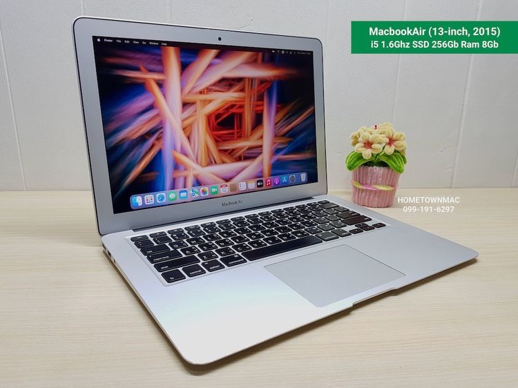 Apple Macbook Air แมค โอเอส 8 กิกะไบต์ อื่นๆ ไม่ใช่ MacbookAir (13-inch, 2015) i5 1.6Ghz SSD 256Gb Ram 8Gb น่าใช้ ราคาสุดคุ้ม