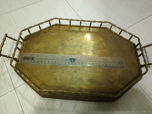 ถาดเปลทองเหลือง 6เหลืยม รูปที่ 3