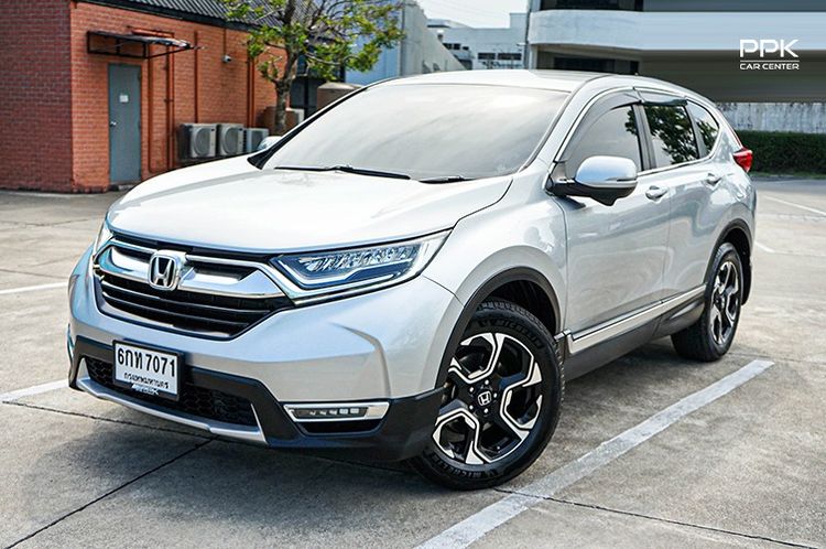 Honda CR-V 2017 1.6 EL 4WD Utility-car ดีเซล ไม่ติดแก๊ส เกียร์อัตโนมัติ เทา