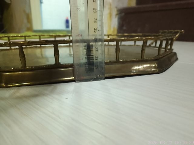 ถาดเปลทองเหลือง 6เหลียม  รูปที่ 4