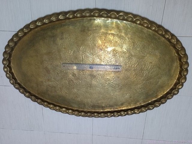 ถาดเปลทองเหลือง ขนาด 90ซม 