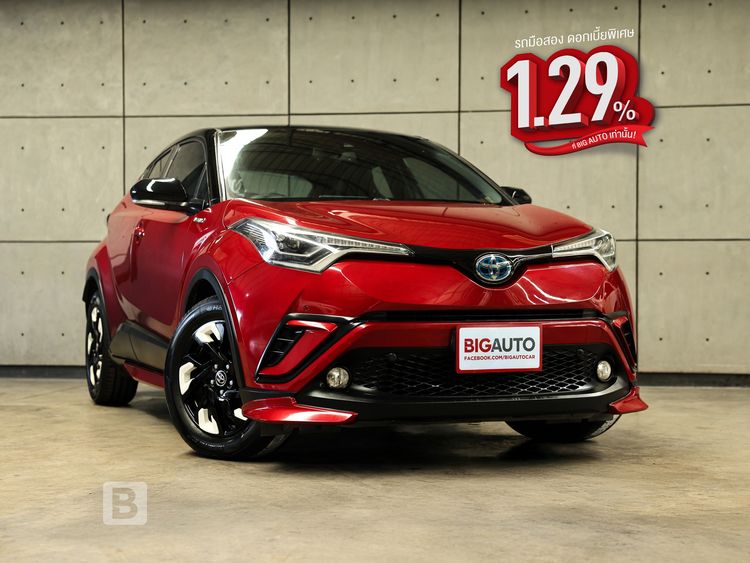 รถ Toyota C-HR 1.8 HV Hi สี แดง