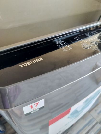 ขายเครื่องซักผ้าฝาบน 17 กิโลกรัม โตชิบา ซื้อมา17,000บาท ตัวเครื่องประกัน10ปี(จากปี 2567) รูปที่ 3