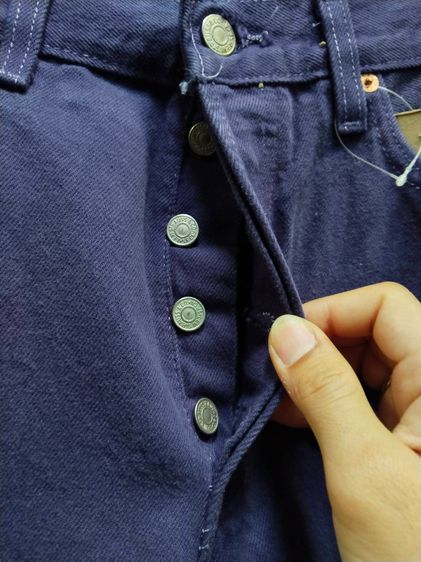 Levi's 501 Jeans Vintage 90s. Made In USA. Color Denim Jeans Pants deadstock  รูปที่ 7