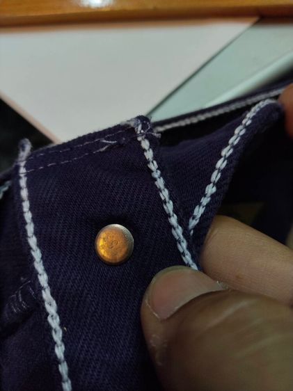 Levi's 501 Jeans Vintage 90s. Made In USA. Color Denim Jeans Pants deadstock  รูปที่ 4