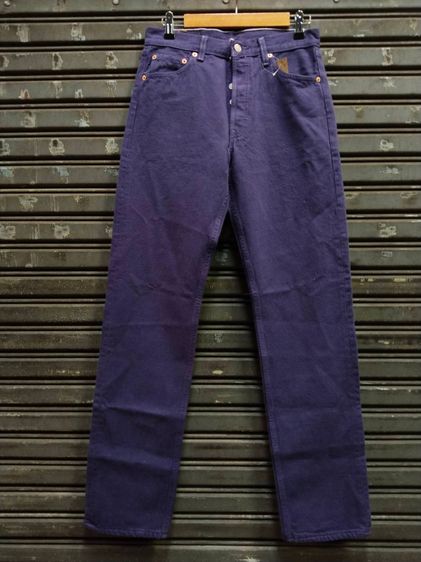 Levi's 501 Jeans Vintage 90s. Made In USA. Color Denim Jeans Pants deadstock  รูปที่ 2